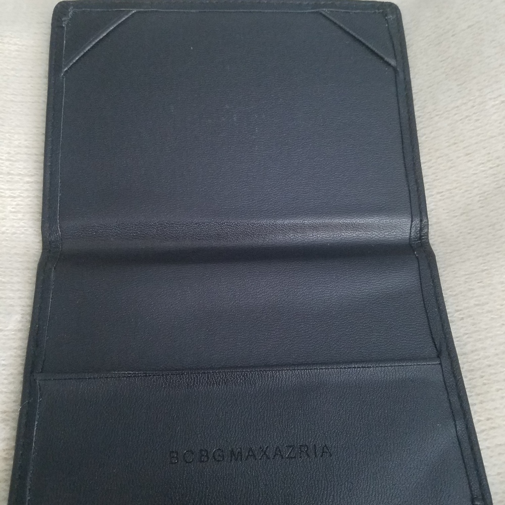 BCBG Max Azria Passport Holder in Black